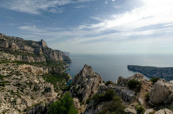 Paysage de calanques